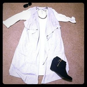 Long Vest Duster - Sweater